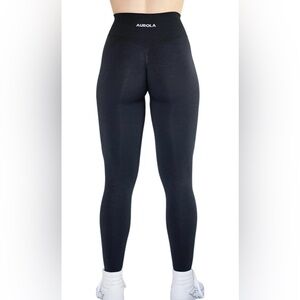 Black AUROLA Seamless Scrunch Legging Women Yoga Pants 7/8
